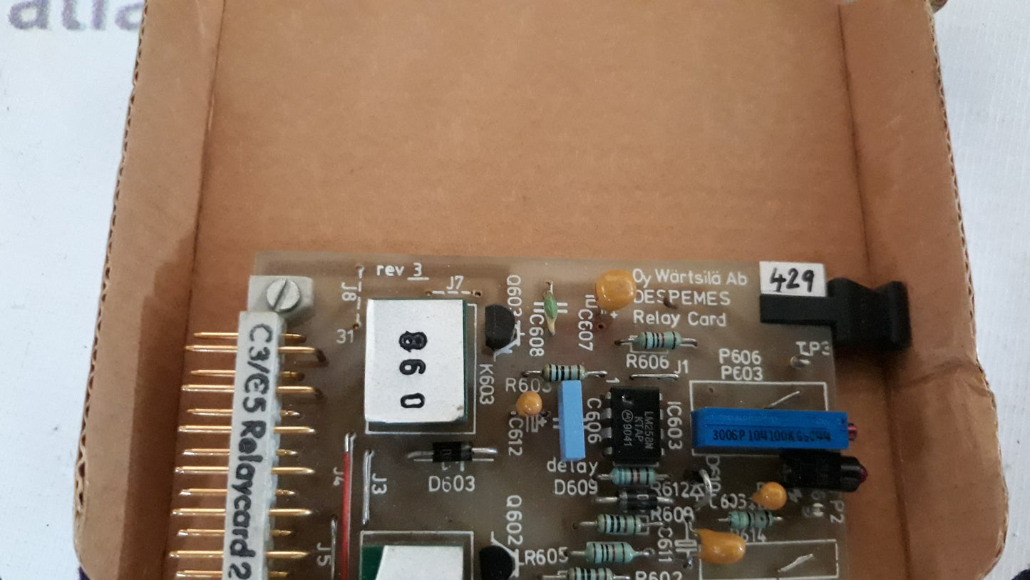 WARTSILA C3/C5 RELAYCARD 22.23B001300