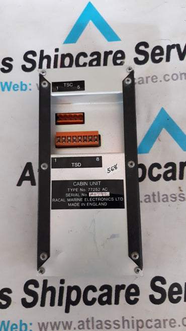 RACAL CABIN UNIT 77252 AC