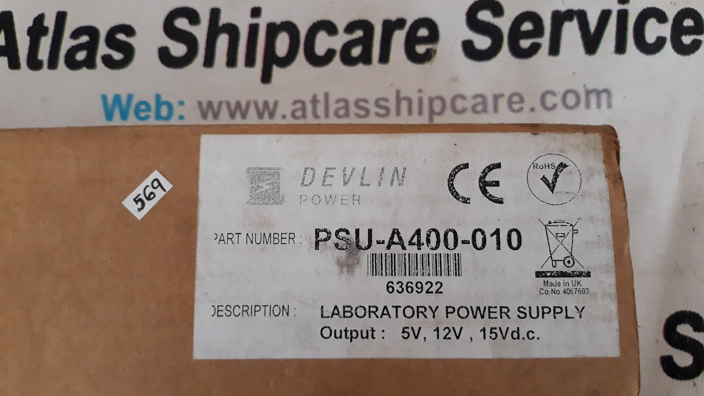DEVLIN POWER SUPPLY A400