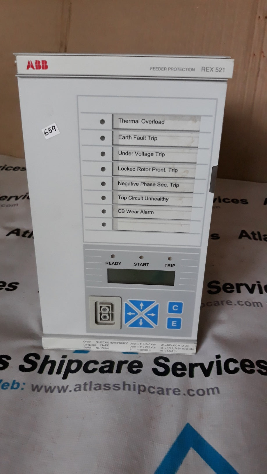 ABB REX 521EHHPSH05E FEEDER PROTECTION