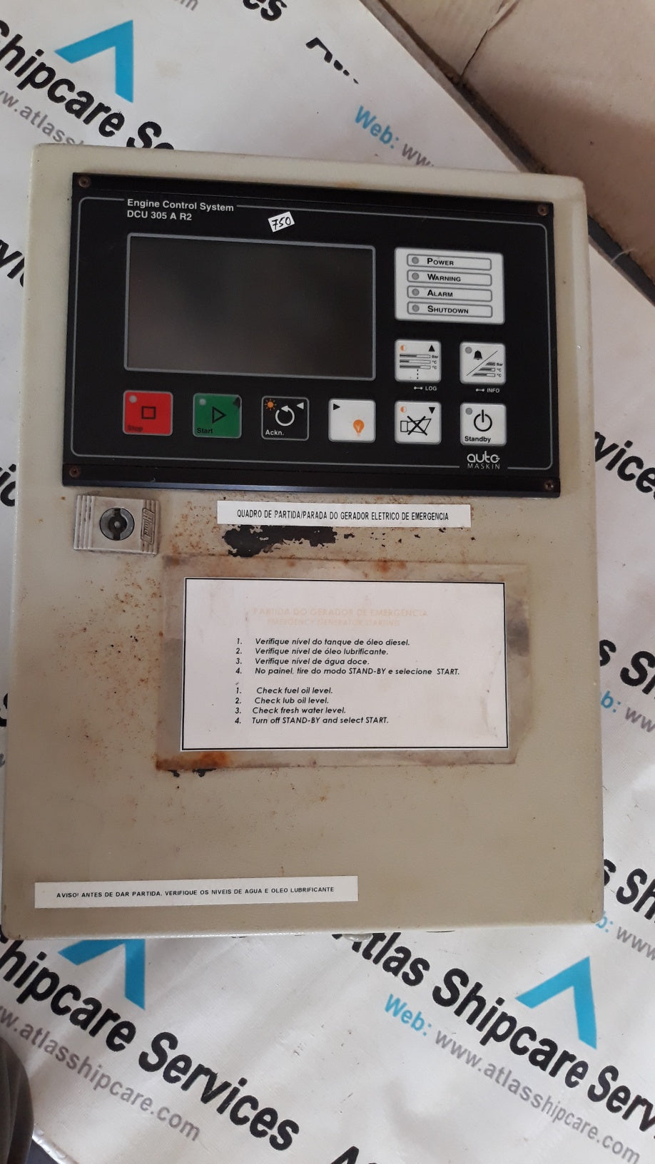 AUTO MASKIN ENGINE CONTROL SYSTEM DCU 305 A R2