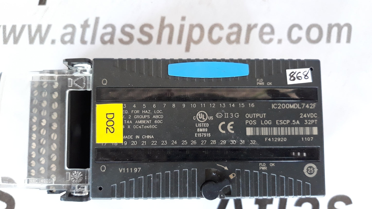 GE FANUC IC200MDL742F32PT OUTPUT MODULE