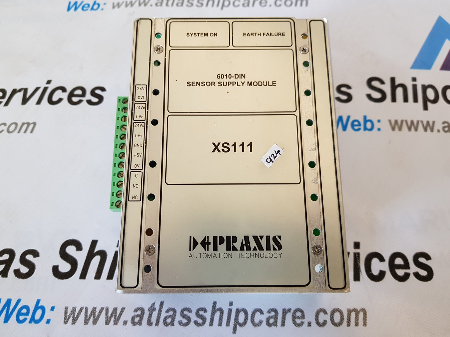 PRAXIS AUTOMATION XS111 SENSOR SUPPLY MODULE
