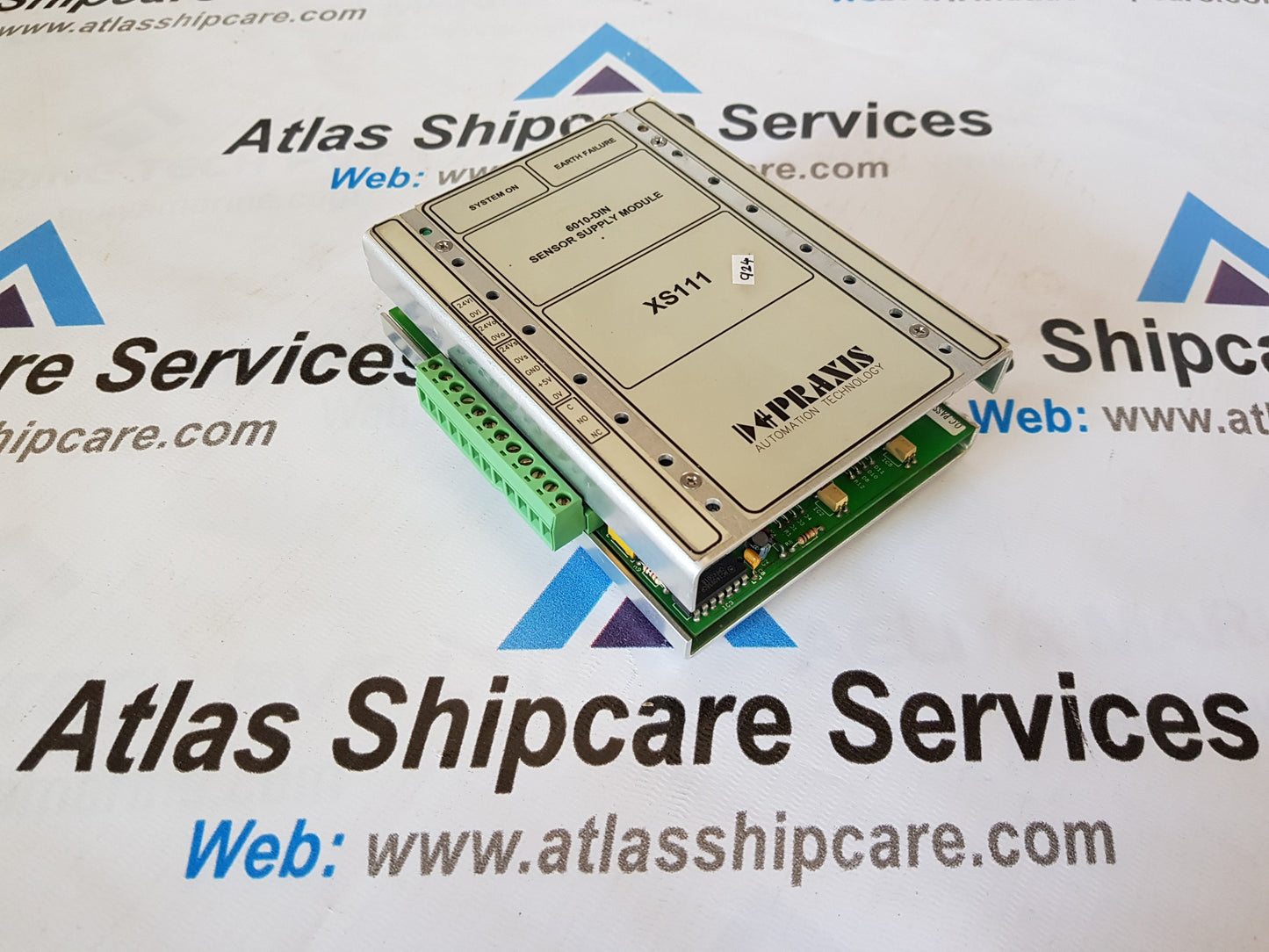 PRAXIS AUTOMATION XS111 SENSOR SUPPLY MODULE