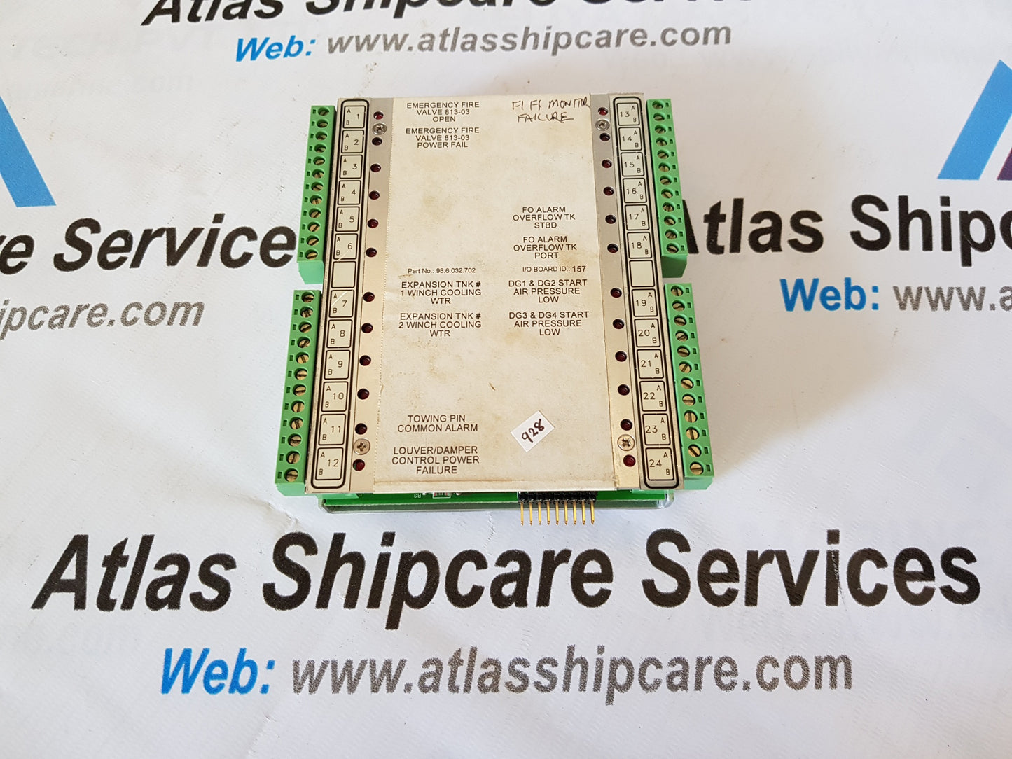 PRAXIS AUTOMATION I/O BOARD 98.6.032.702
