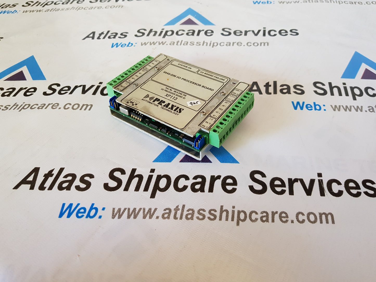 PRAXIS AUTOMATION I/O PROCESSOR BOARD XP113