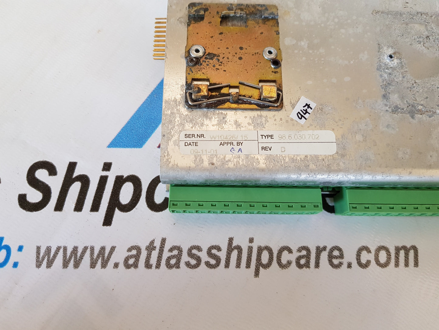 PRAXIS AUTOMATION I/O BOARD 98.6.030.702
