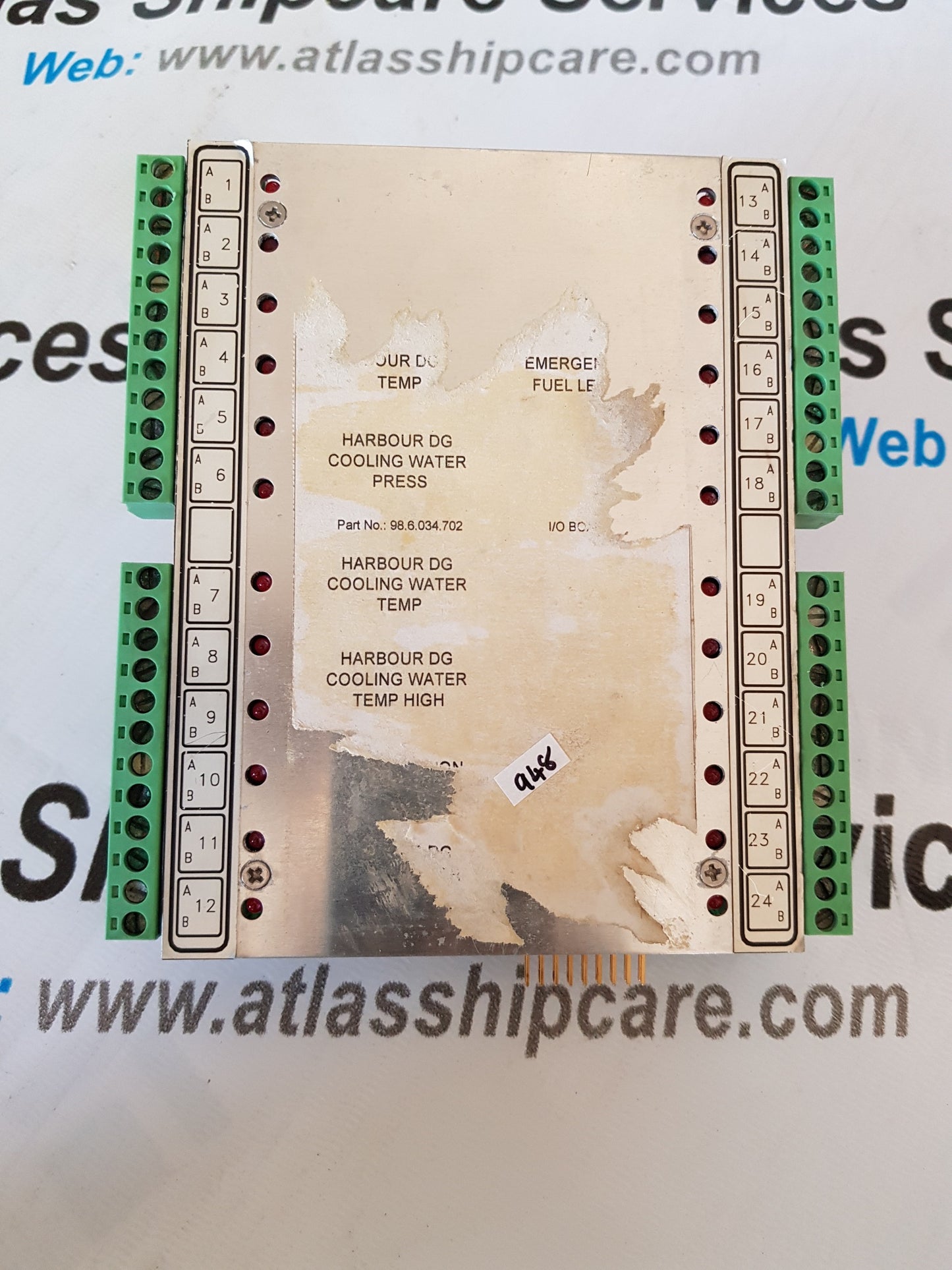 PRAXIS AUTOMATION I/O BOARD 98.6.032.702