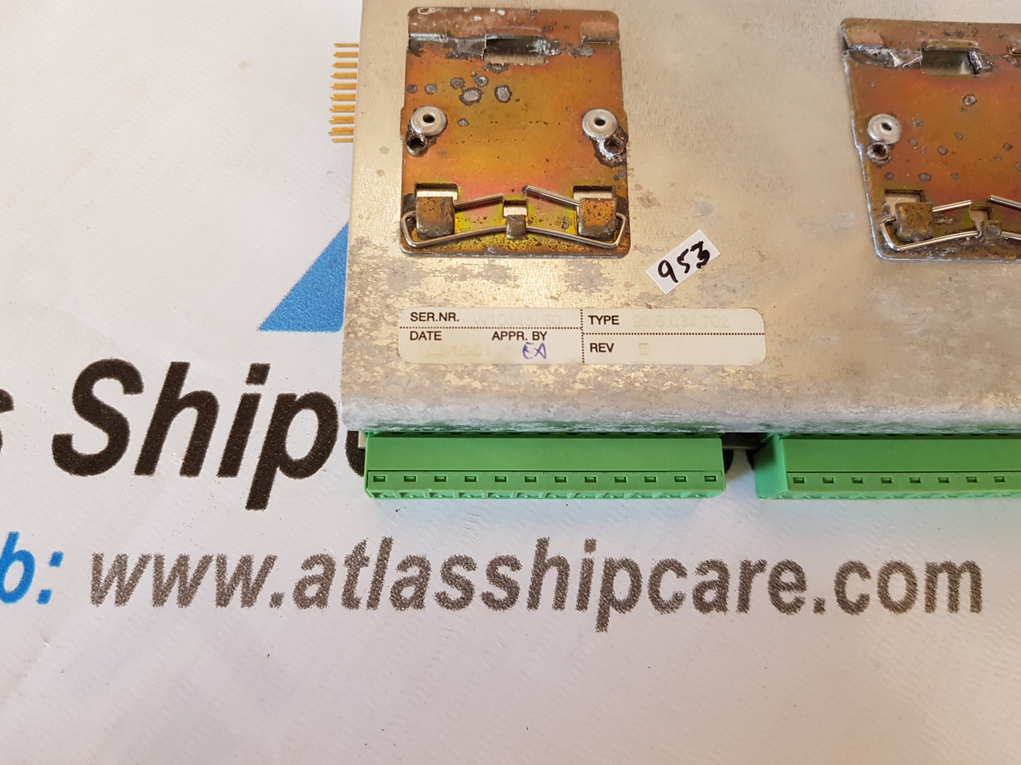 PRAXIS AUTOMATION I/O BOARD 98.6.034.702