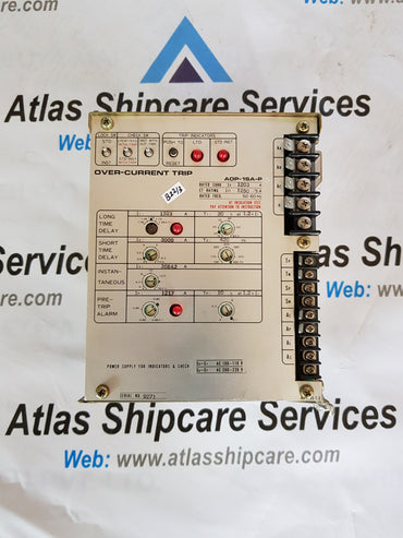OVER-CURRENT TRIP AOP-1SA-P