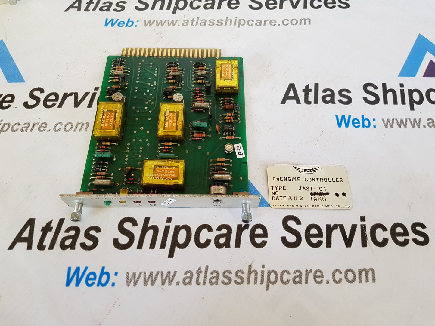 JRCS ENGINE CONTROLLER JAST-01 PROTECTOR PCB CARD