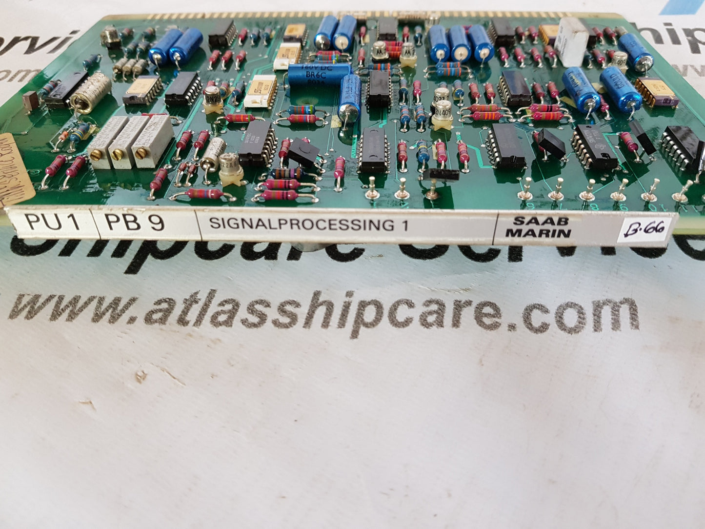 PCB CARD SAAB MARINE ELECT SIGNAL PROCESSING 1, PU1,PB9
