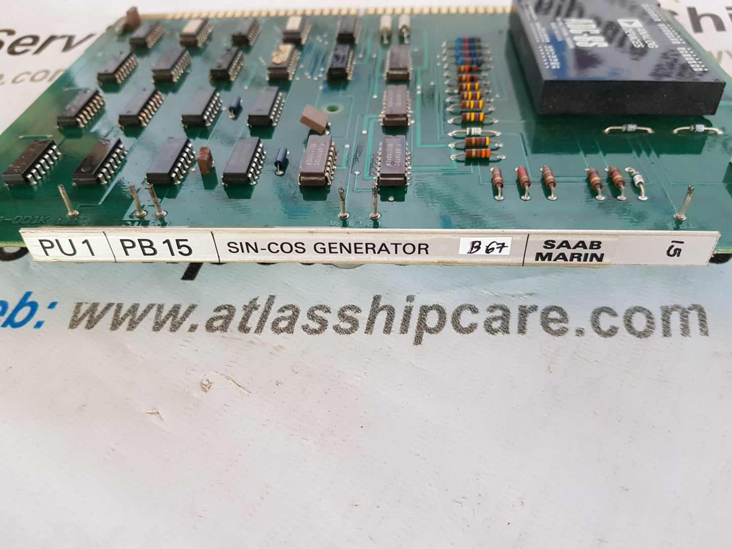SAAB MARINE ELECT SIN COS GENERATOR,PU1,PB15