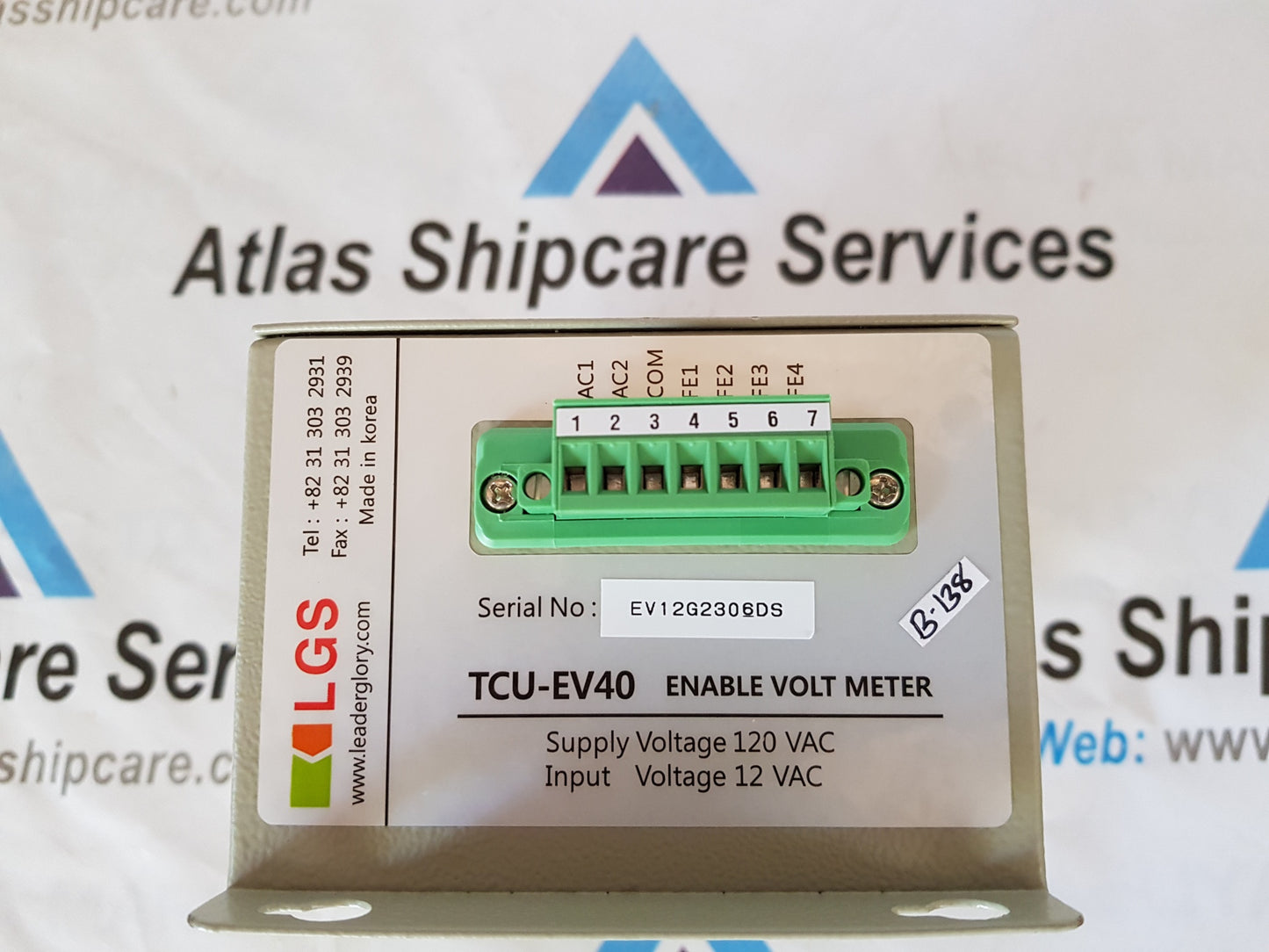 LGS TCU-EV40 ENABLE VOLT METER
