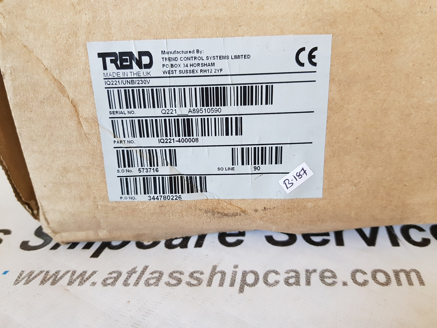 TREND IQ221/UNB/230V CONTROLLER IQ221-400008