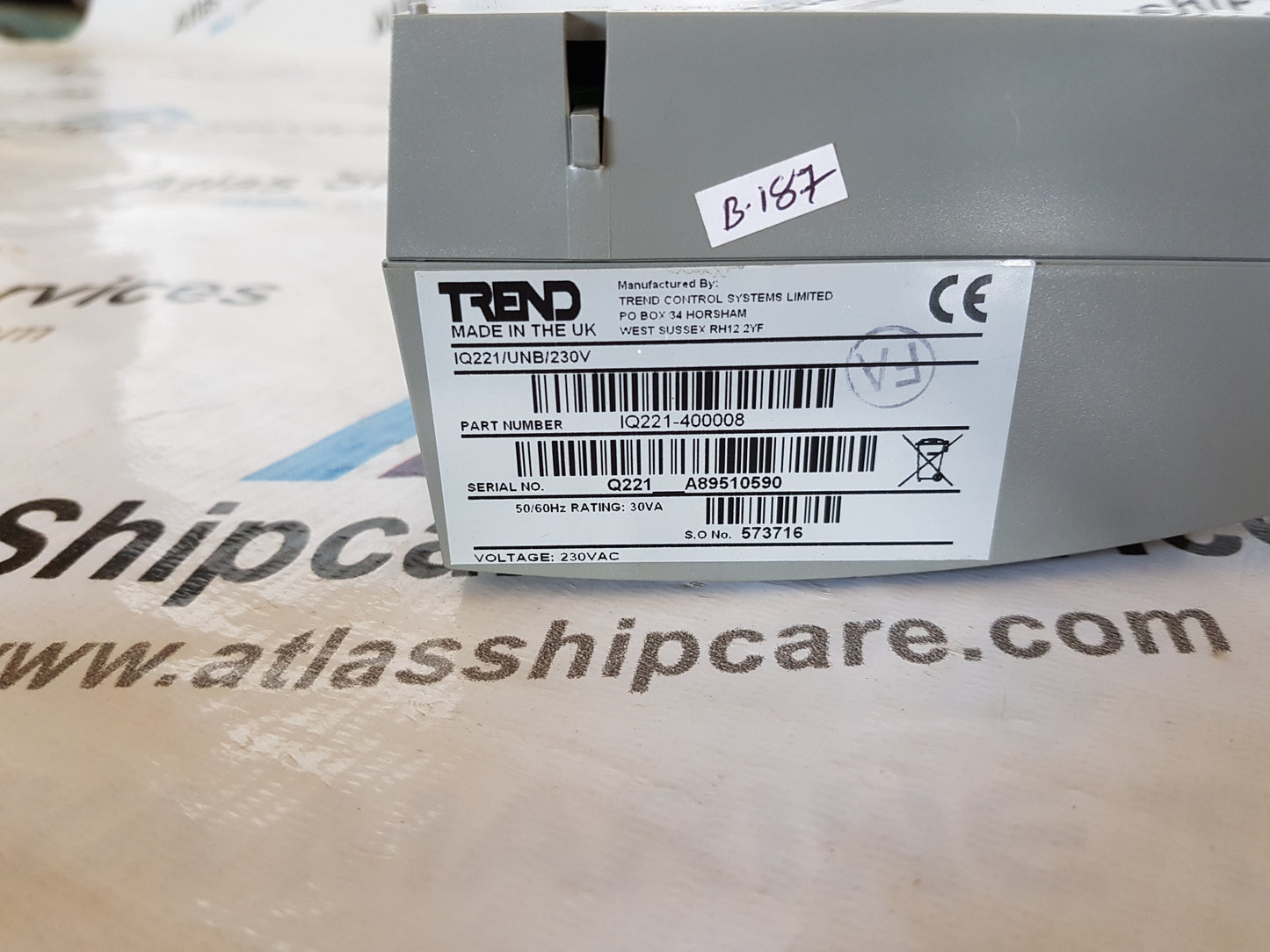TREND IQ221/UNB/230V CONTROLLER IQ221-400008