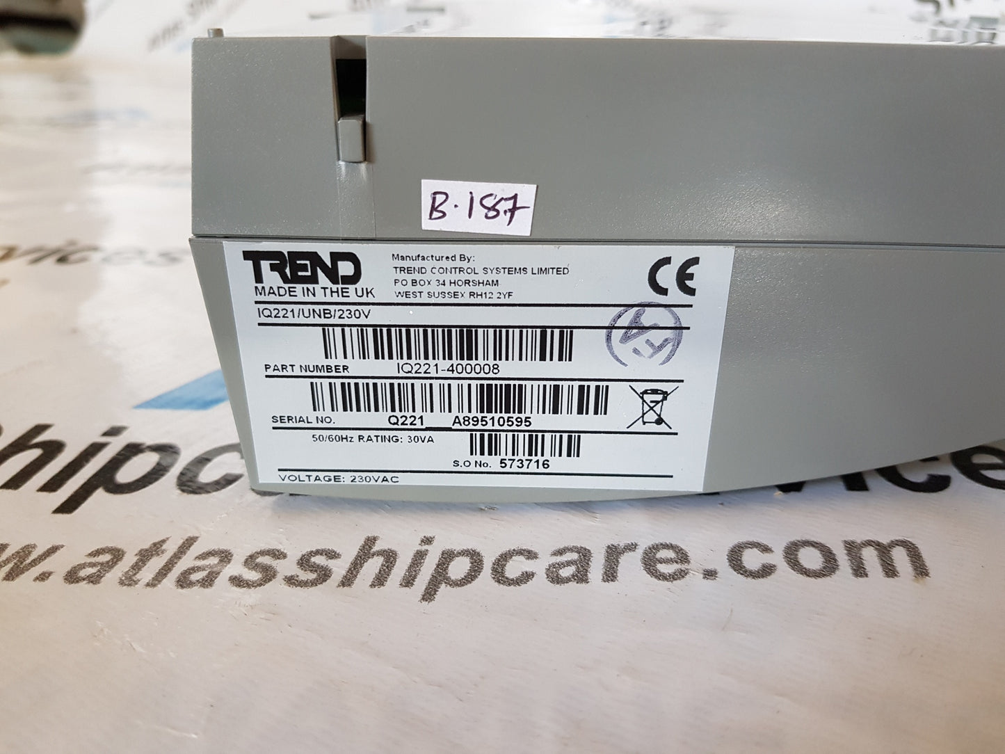 TREND IQ221/UNB/230V CONTROLLER IQ221-400008