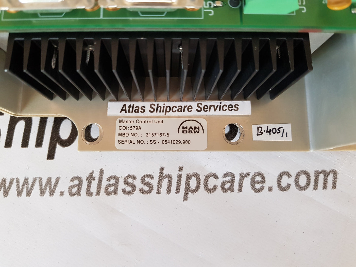 MAN B&W MASTER CONTROL UNIT 3157167-5