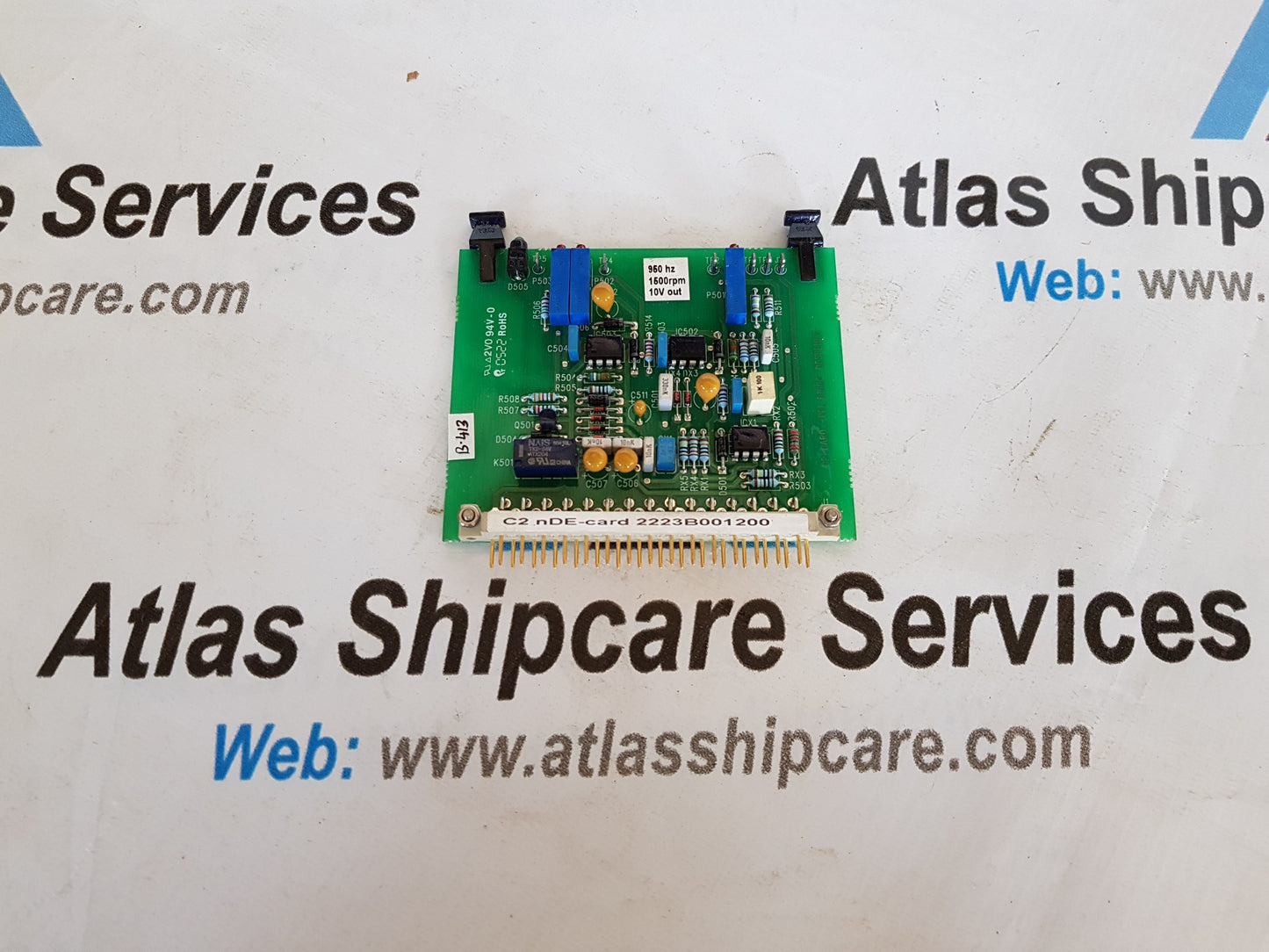 WARTSILA C2 NDE CARD 2223B001200