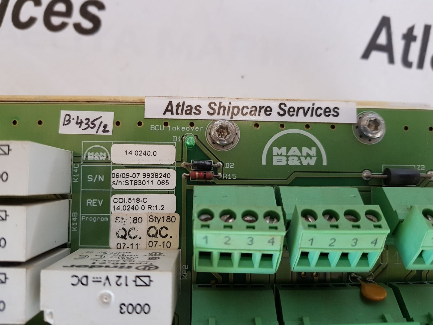 MAN DIESEL SBU MODULE MBD NR 3157168-7