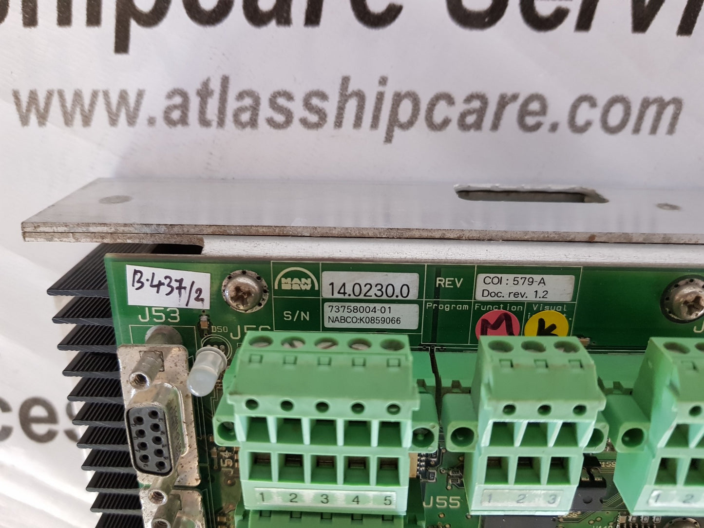 MAN B&W MCU MODUL MBD NR 3157167-5