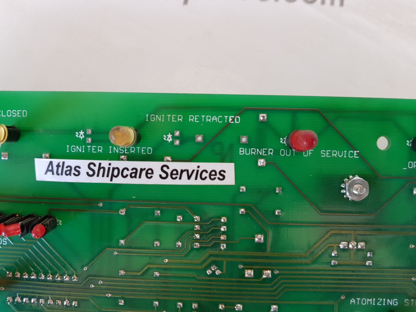 TMS BDU2002 RIGHT PANEL BURNER BOARD