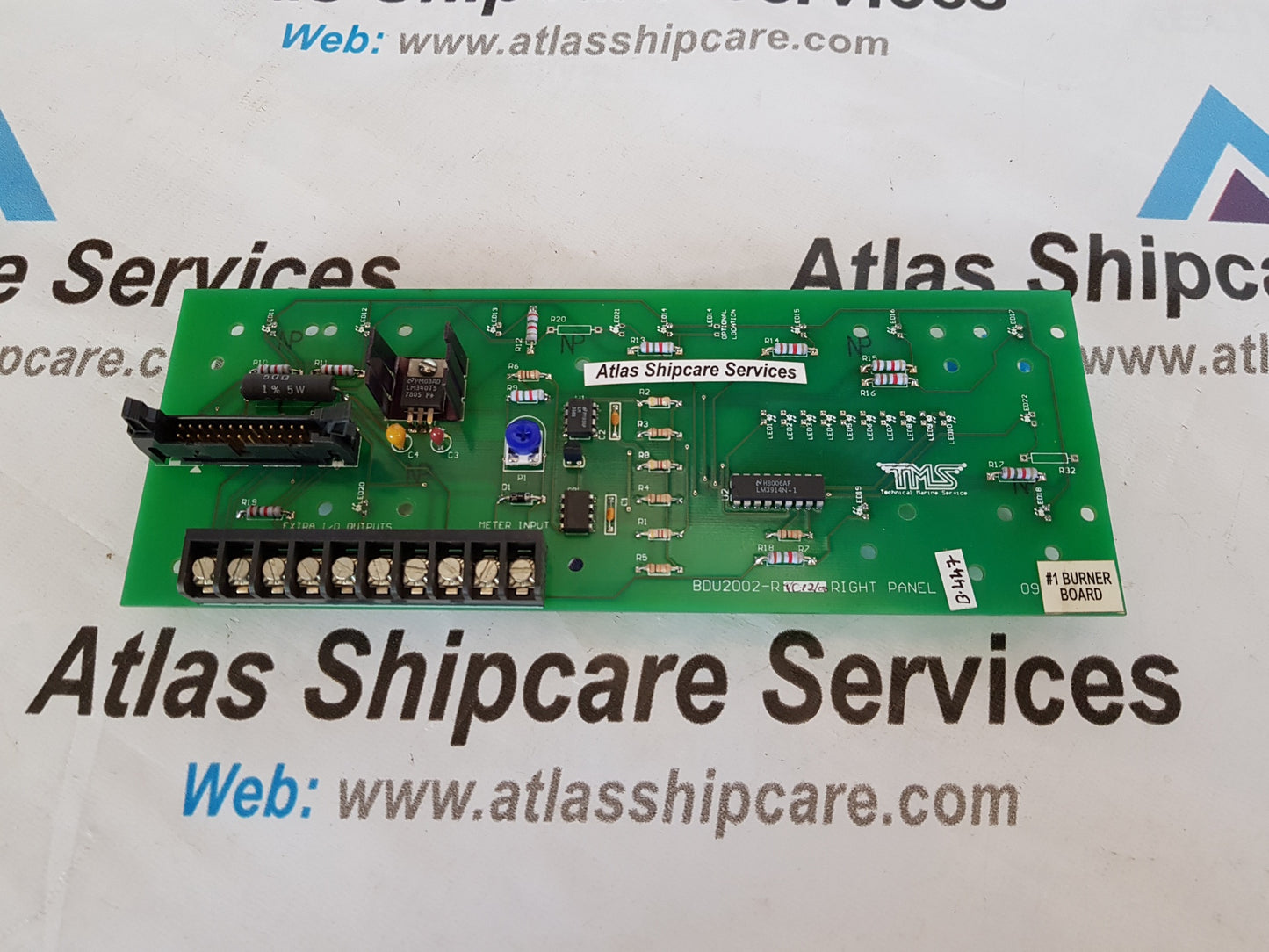 TMS BDU2002 RIGHT PANEL BURNER BOARD
