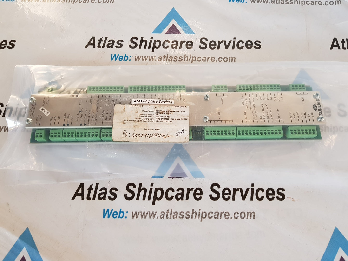 CONTROL SUPERVISORY I/O COM MOD 02250176-799