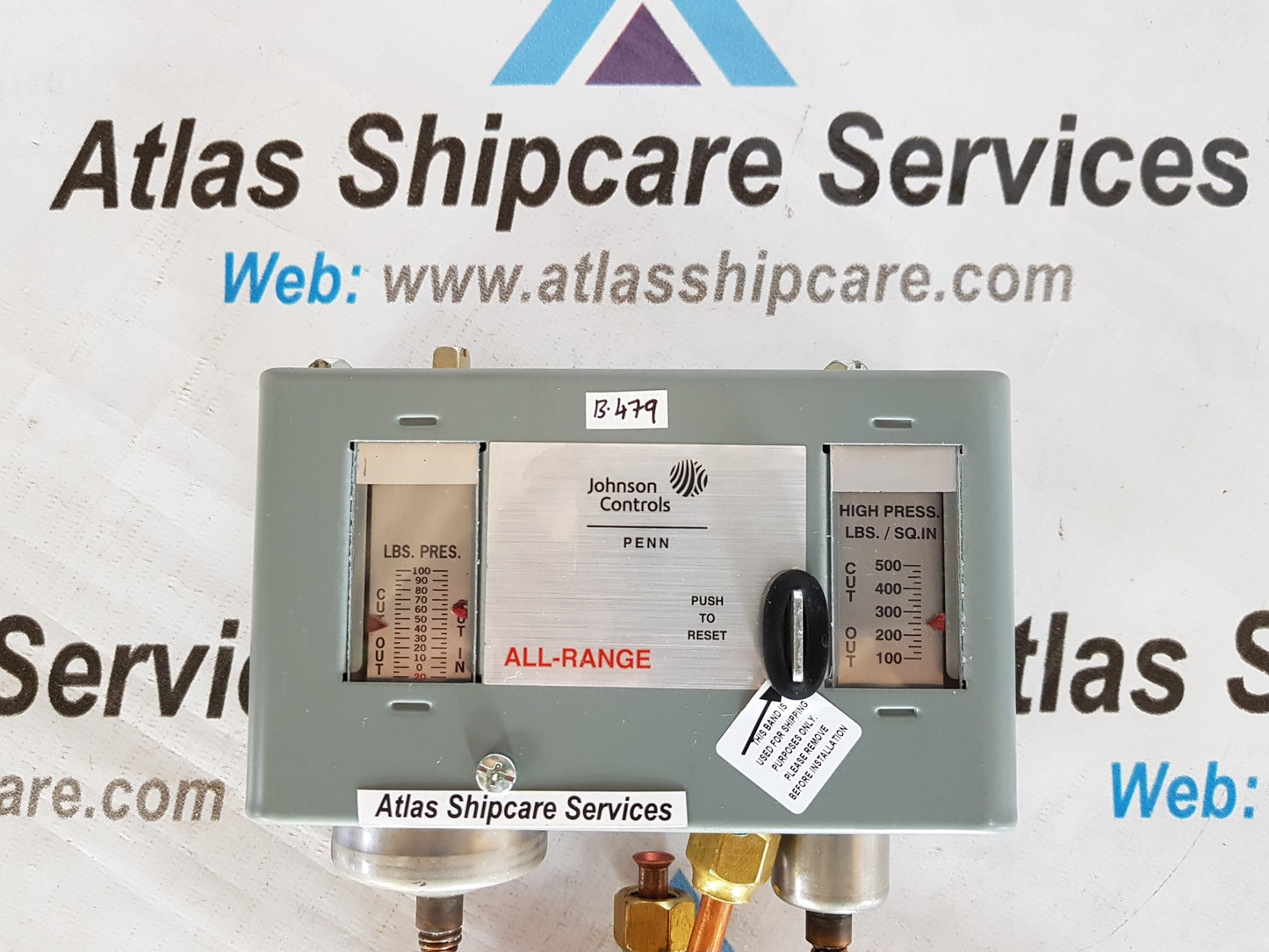 JOHNSON CONTROLS P70MA-1C DUAL PRESSURE CONTROL