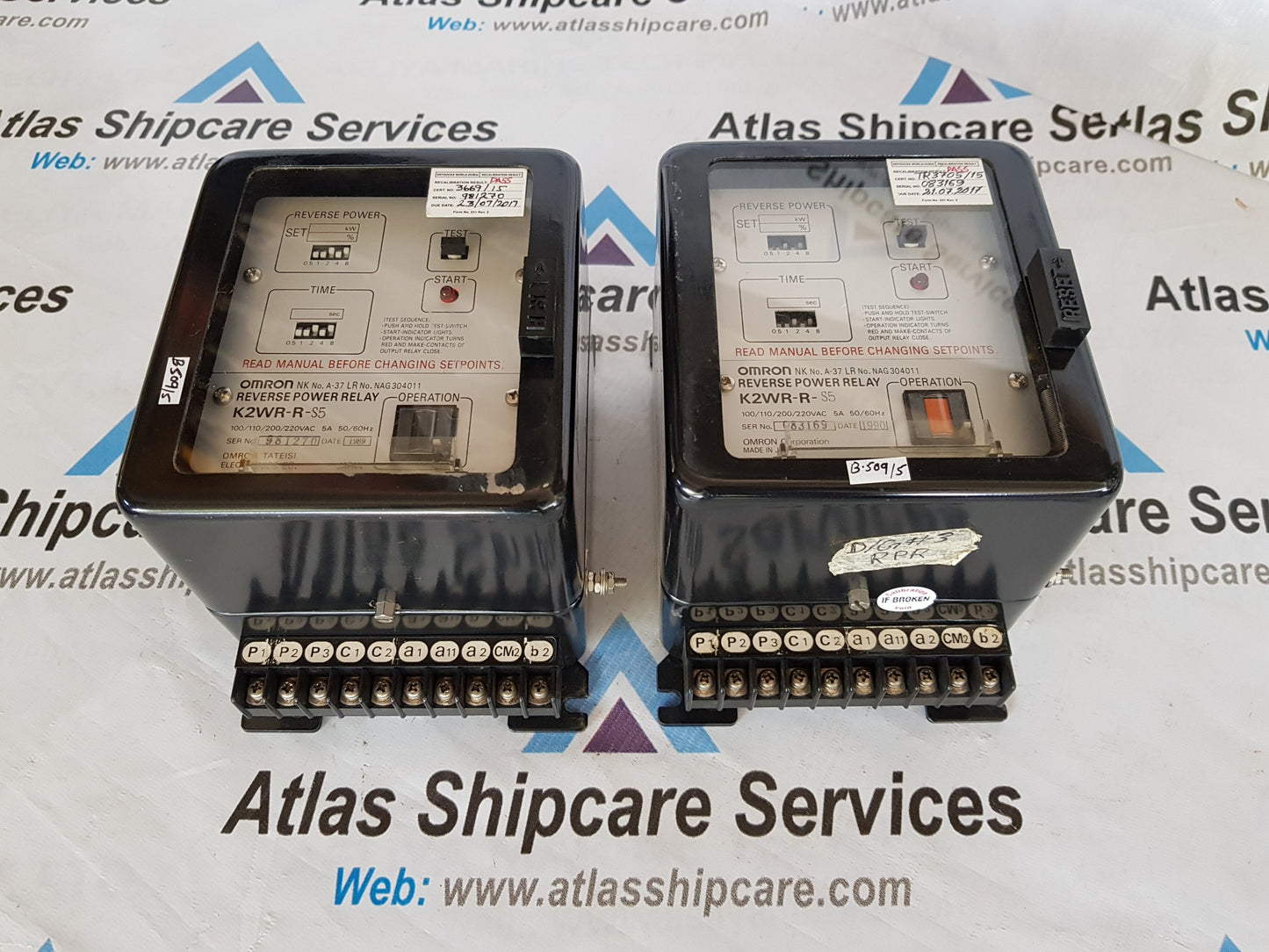 OMRON REVERSE POWER RELAY K2WR-RS5