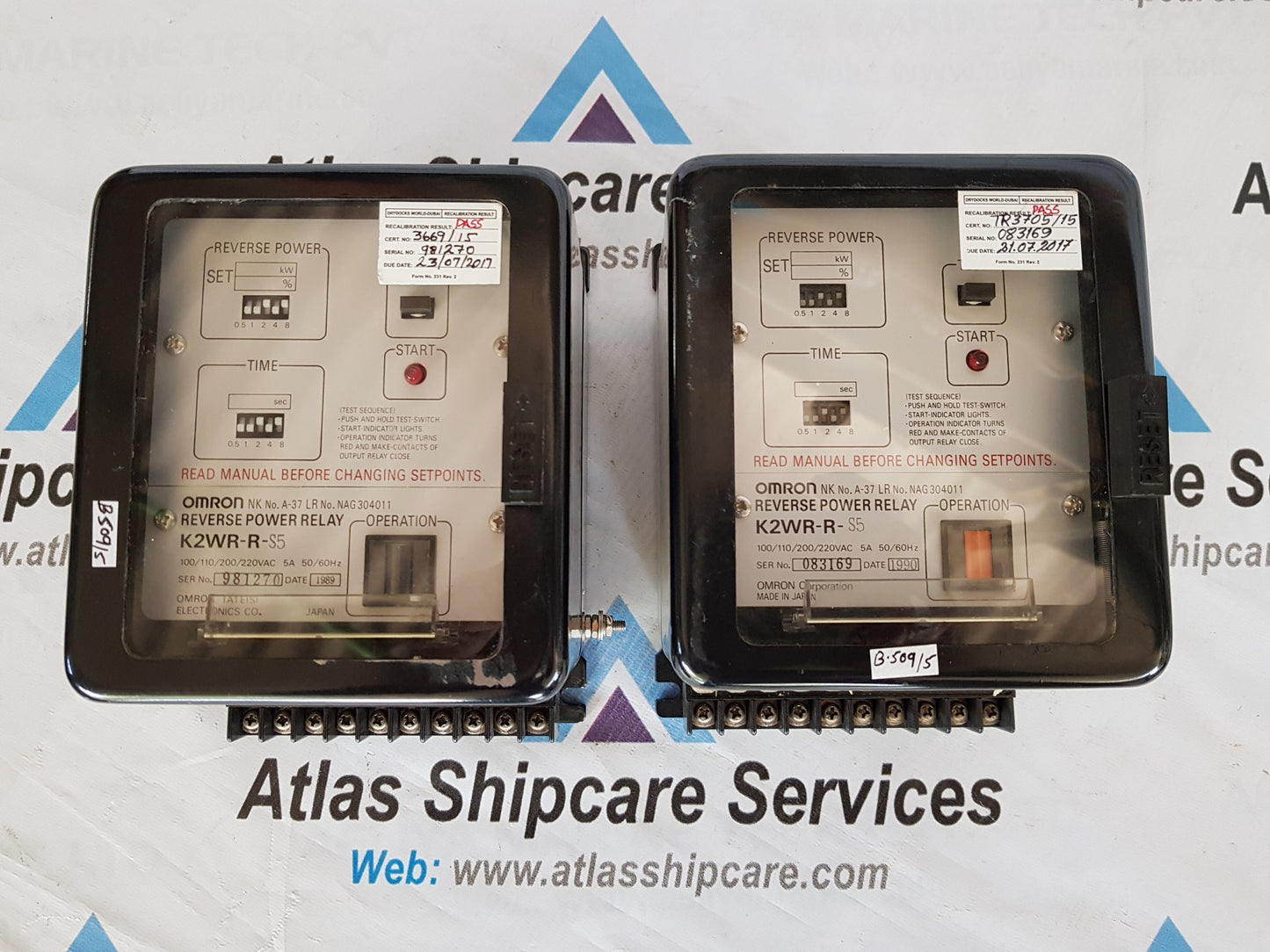 OMRON REVERSE POWER RELAY K2WR-RS5
