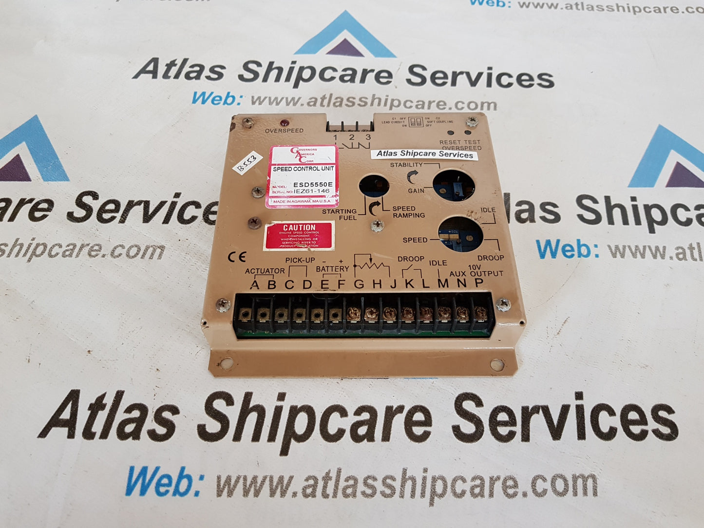 SPEED CONTROL UNIT ESD5500E GENERATOR SET