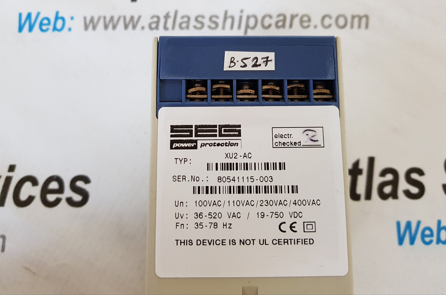 SEG POWER PROTECTION XU2-AC