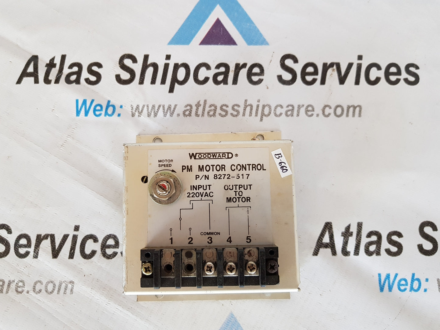 WOODWARD PM MOTOR CONTROL 8272-517
