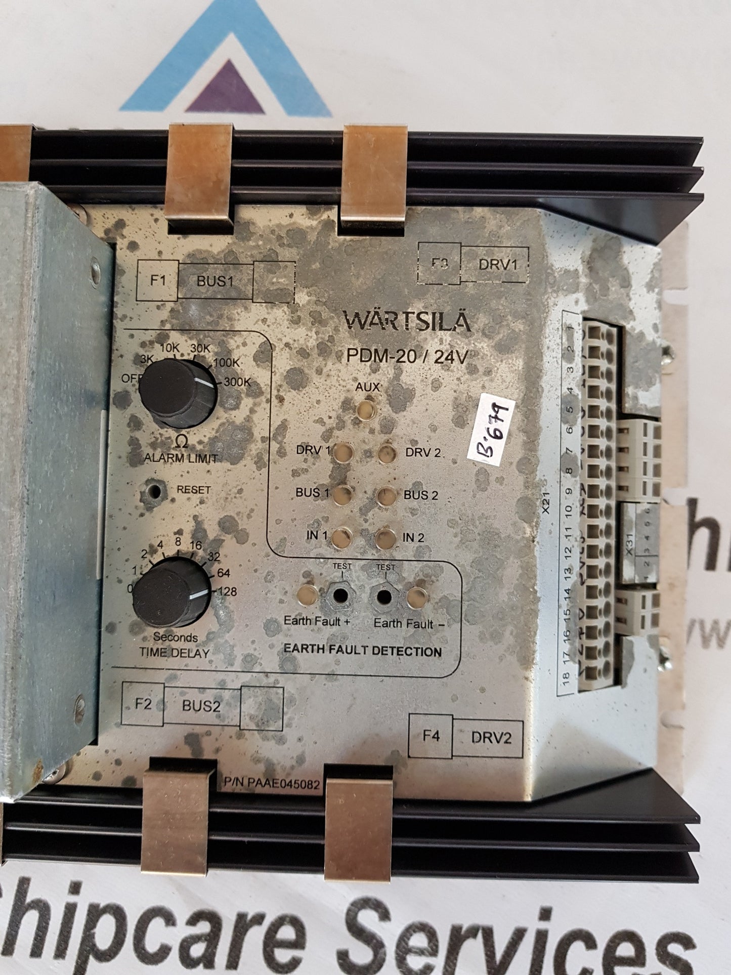 WARTSILA PDM-20/24V DISTRIBUTION MODULE