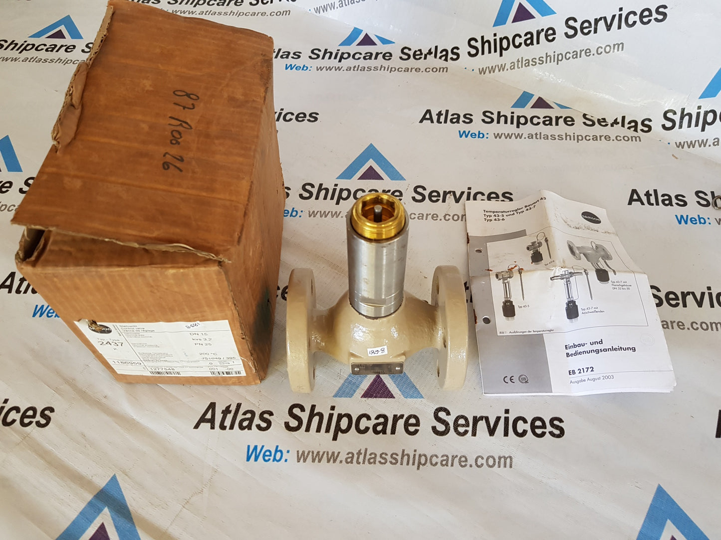 SAMSON STELLVENTIL CONTROL VALVE 2437K
