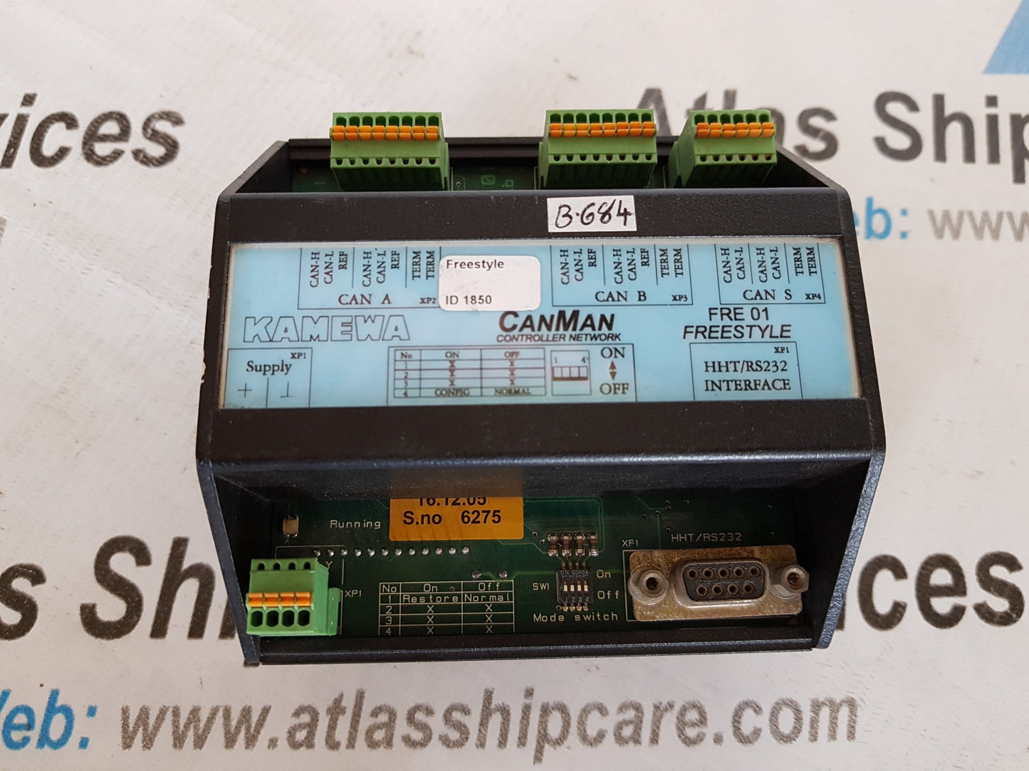 KAMEWA FRE 01 FREESTYLE CANMAN CONTROLLER NETWORK
