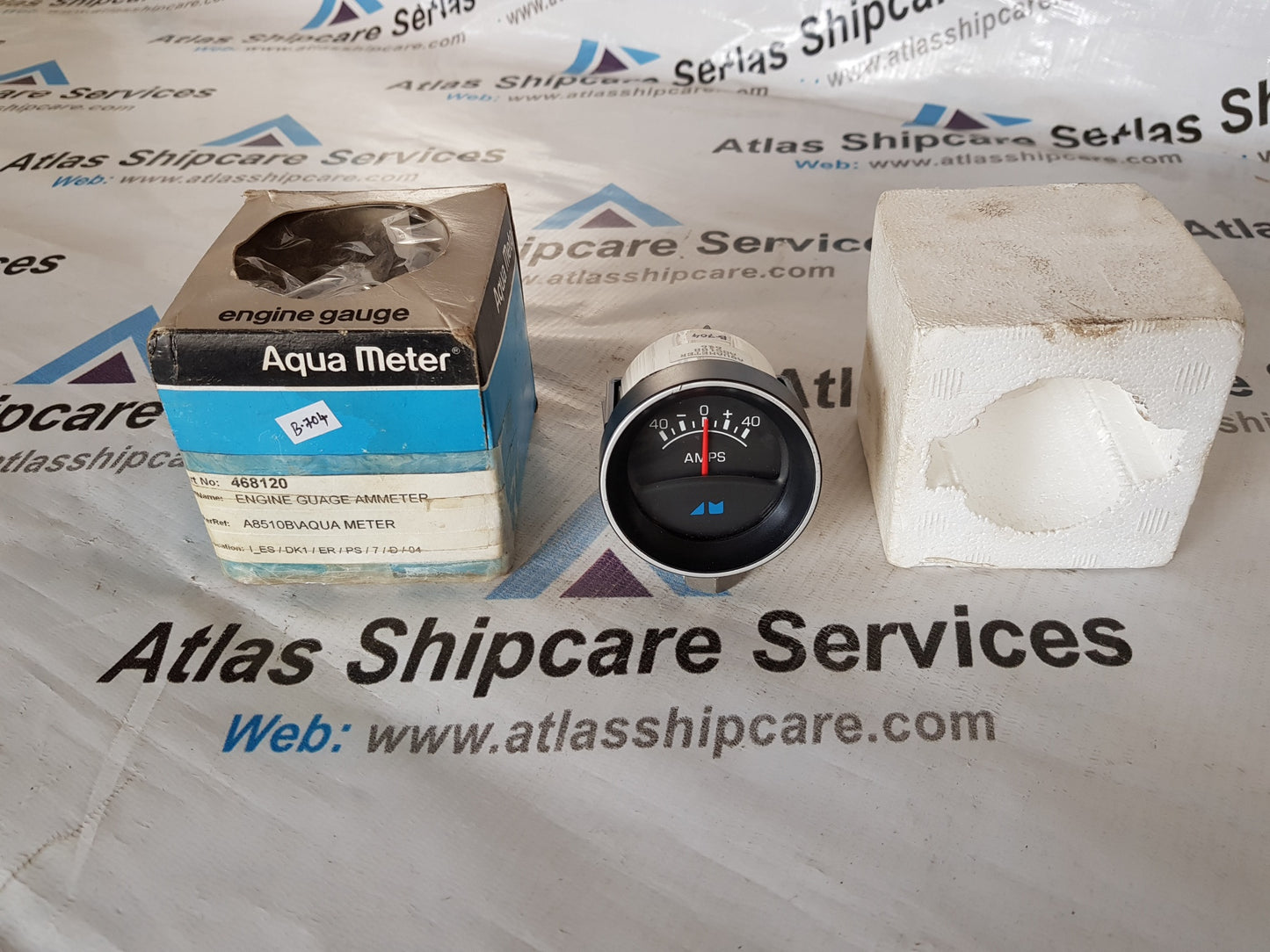 AQUA METER ENGINE GUAGE AMMETER P/N 468120