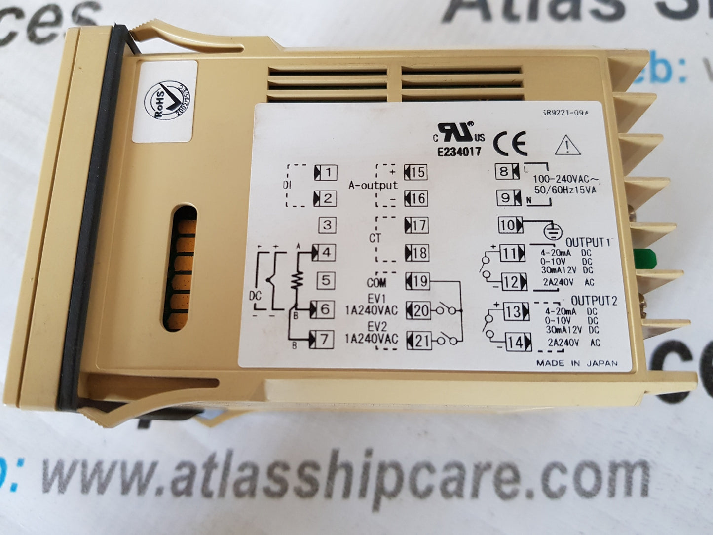 SHIMADEN SR92-41-N-90-1000 TEMPRATURE CONTROLLER
