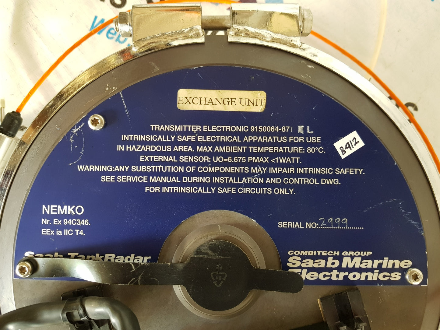 SAAB TANK RADAR ELECTRONIC TRANSMITTER 9150064-871L