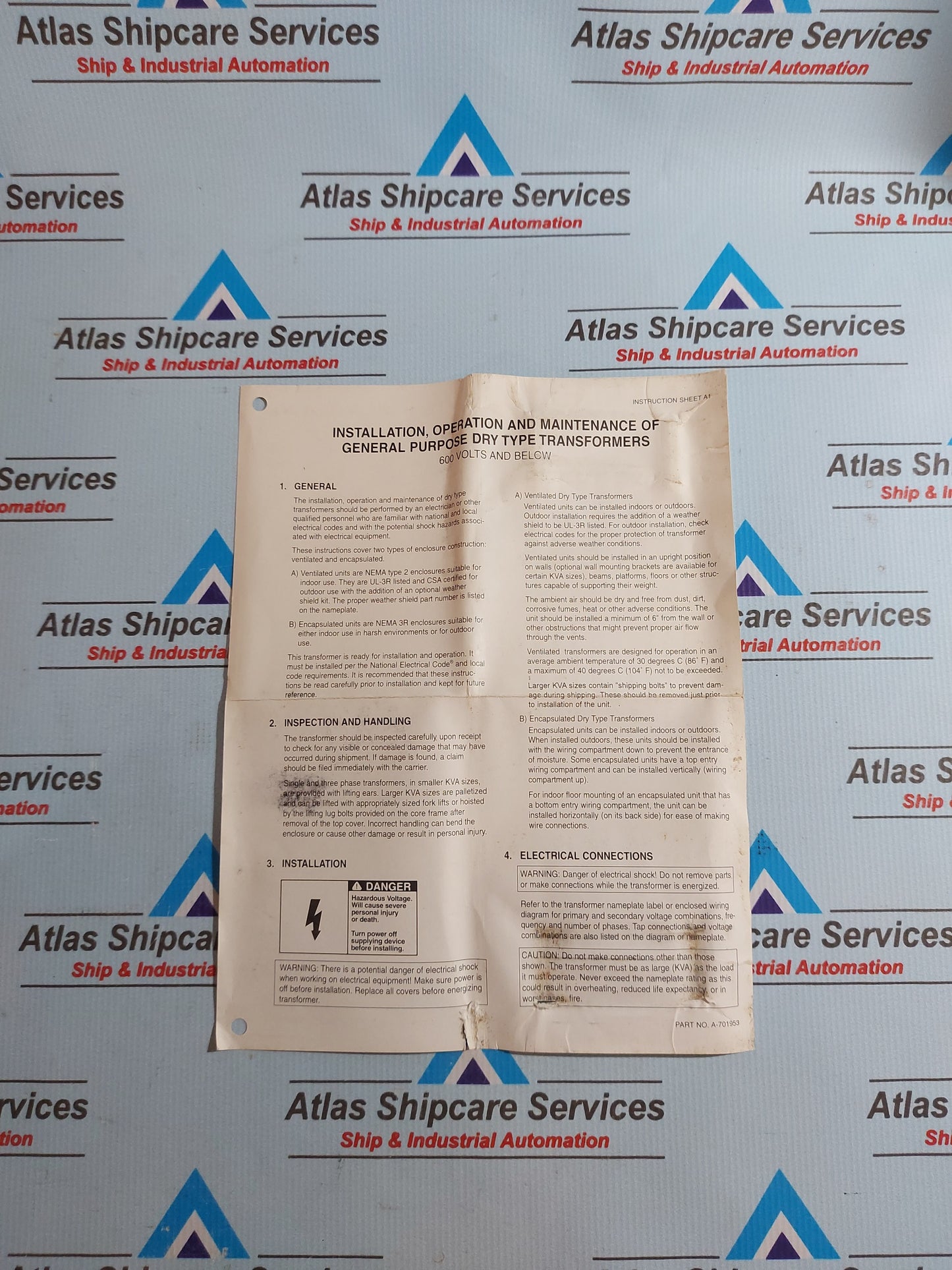 ACME T-2-53008-S GENERAL PURPOSE TRANSFORMER
