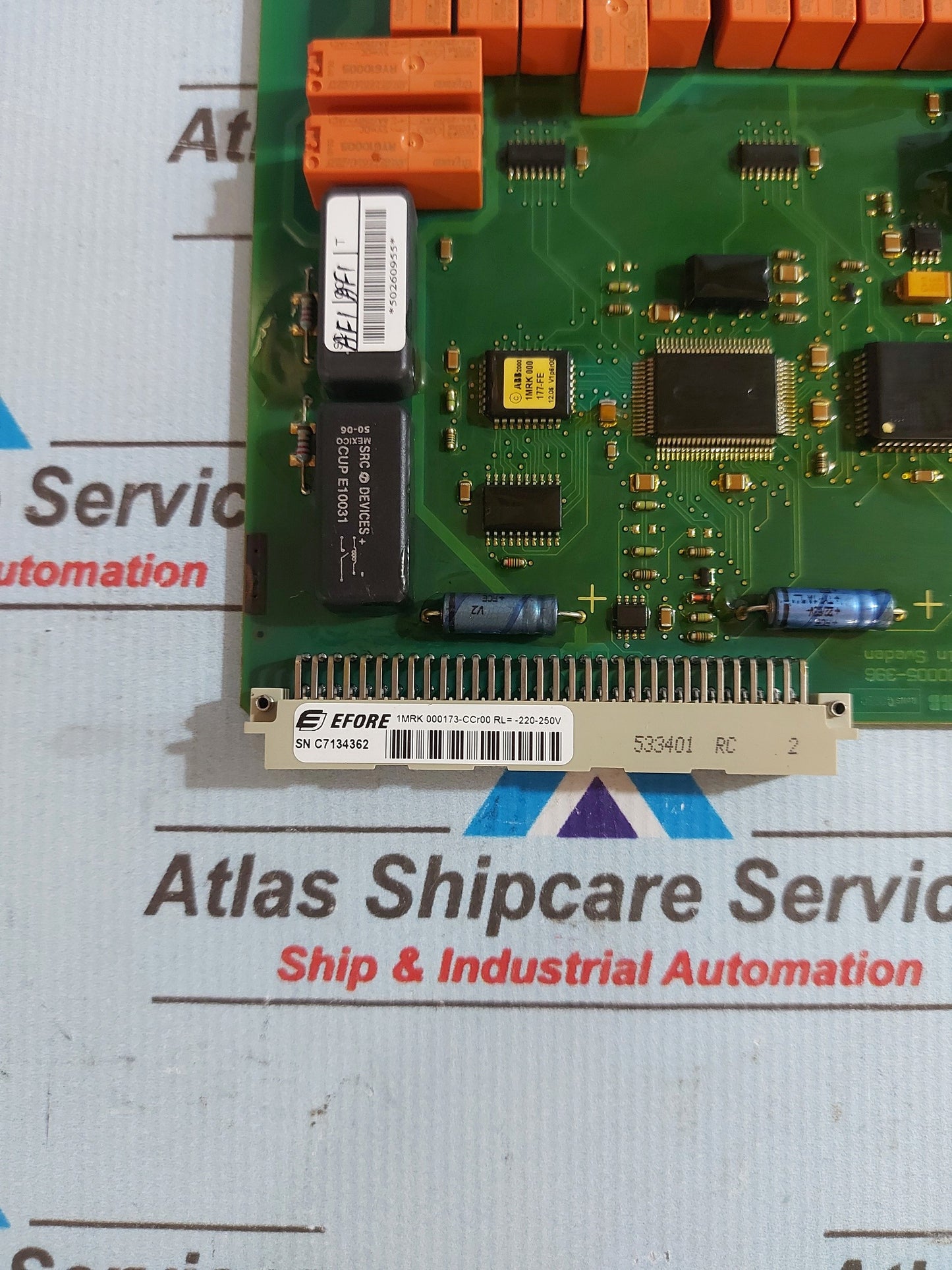 ABB 1MRK000005-396 1MRK000173-CCr00 CONTROL BOARD