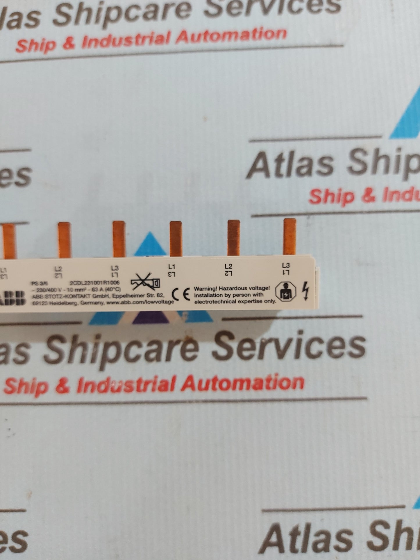 ABB 2CDL231001R1006 PS 3/6 RANGE BUSBAR