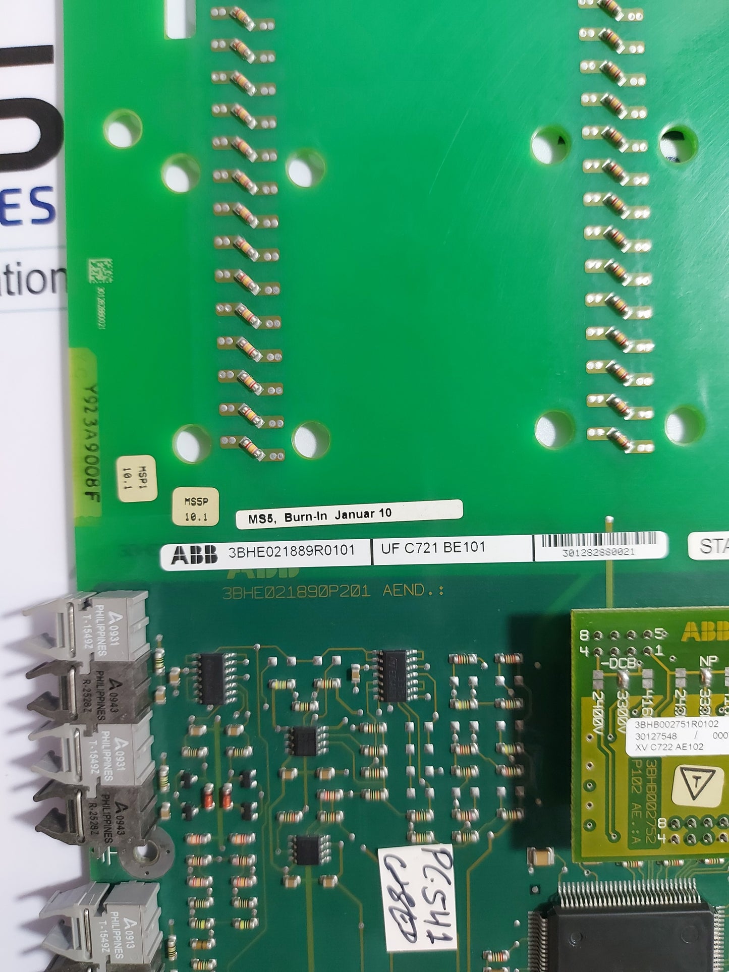 ABB 3BHE021889R0101 UF C721 BE101 ADCVI BOARD
