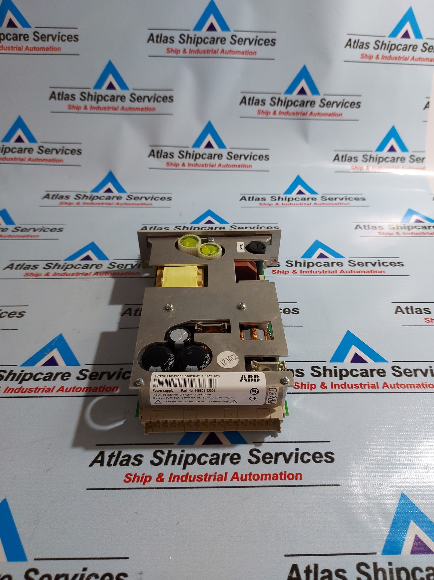ABB 560PSU02 48-220VDC POWER SUPPLY 1KGT011900R0001 P/N 149601-42001