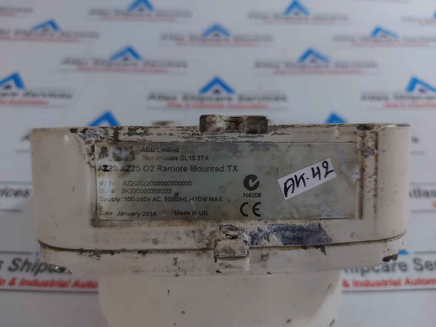 ABB AZ20/AZ25 O2 REMOTE MOUNTED TX TRANSMITTER AZ20/122000000000000