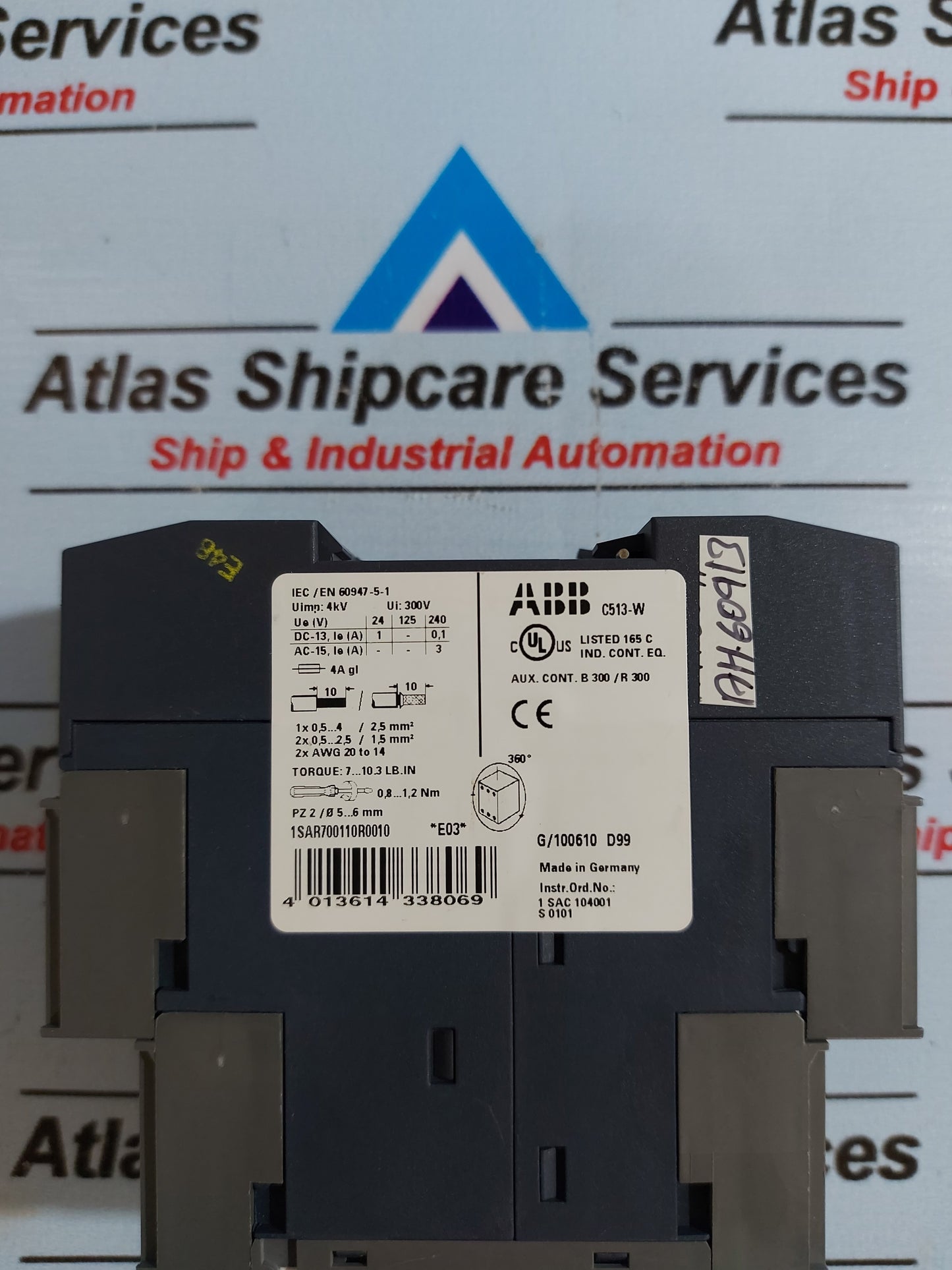 ABB C513-W TEMPERATURE MONITORING RELAY 1SAR700110R0010
