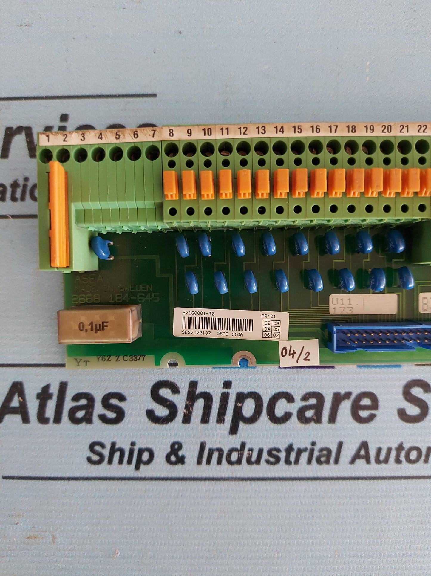 ABB DSTC 110A 57160001-TZ DIGITAL OUTPUT CARD