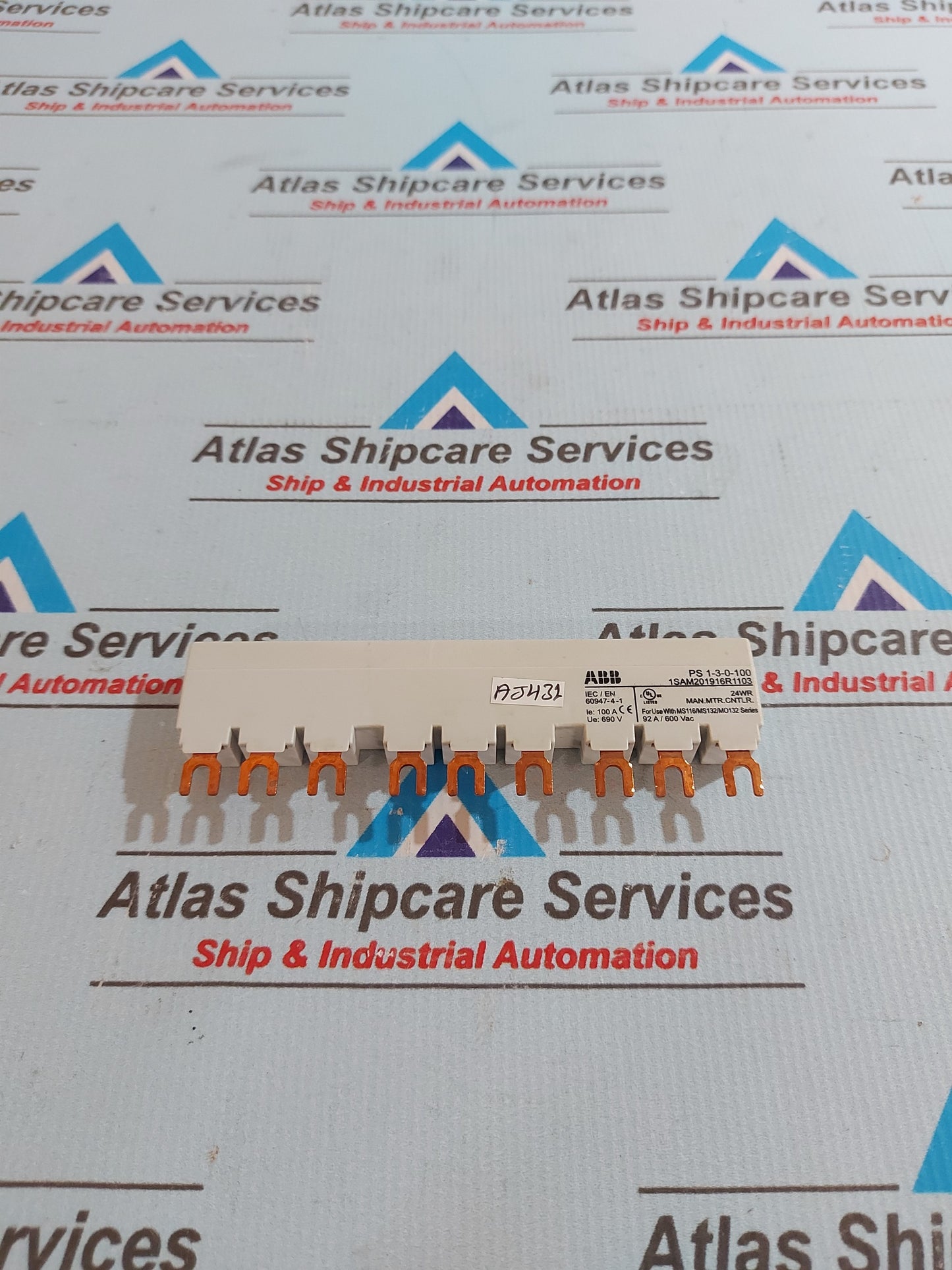 ABB PS 1-3-0-100 BUSBAR 100A 690V 3P