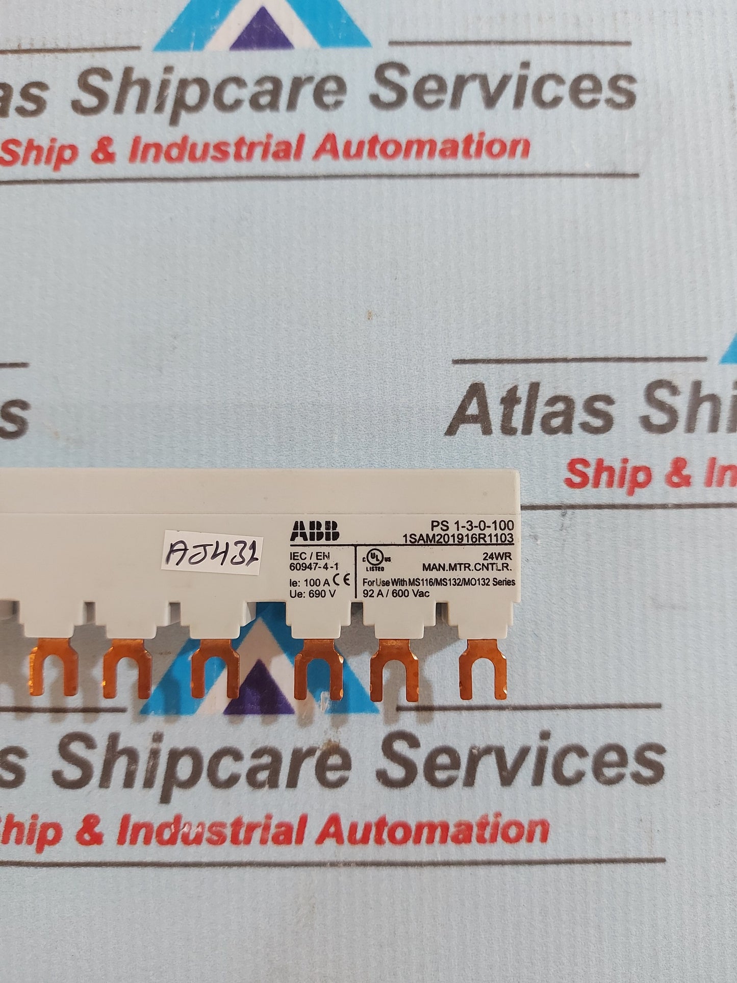 ABB PS 1-3-0-100 BUSBAR 100A 690V 3P